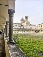 Certosa di Parma, Colonnato del chiostro e dei portici degli alloggi - Francesco Pescaroli, 1671-1726 , Affiancamento e consulenza tecnica alla Direzione Lavori